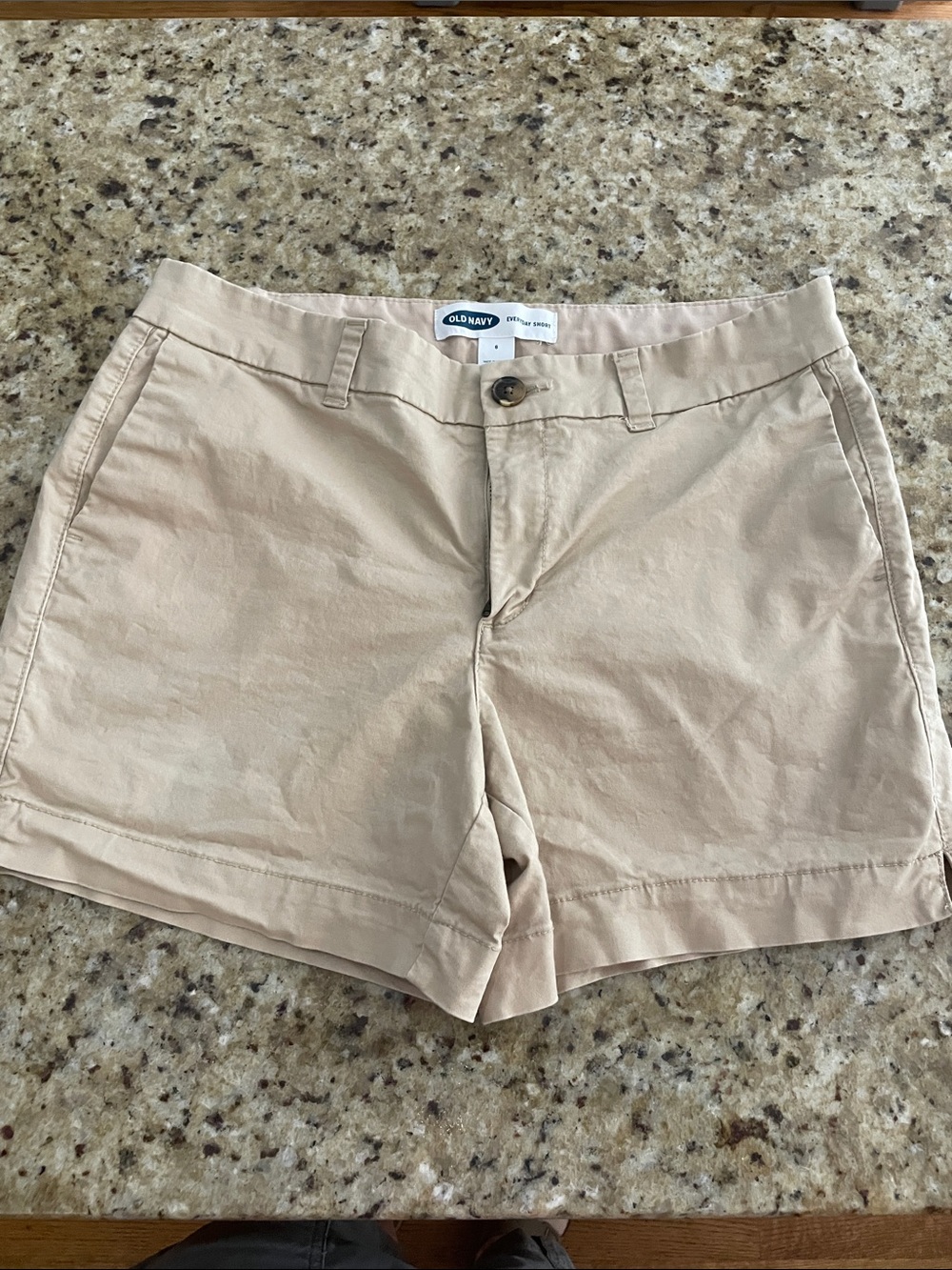 Old Navy Women's Beige/Tan Casual Cotton Shorts